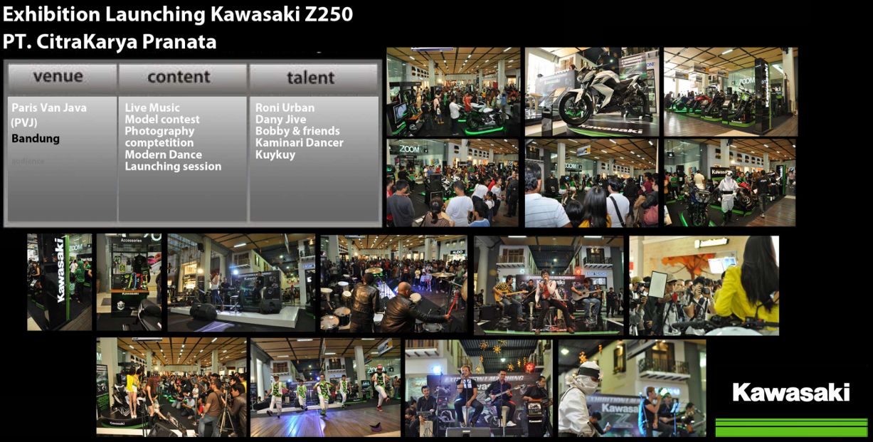 Exhibition Launching Kawasaki Z250
